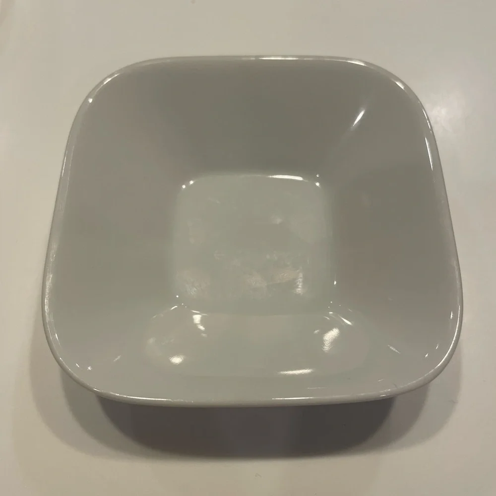 Crate & Barrel Kahla White small saucer Quartet